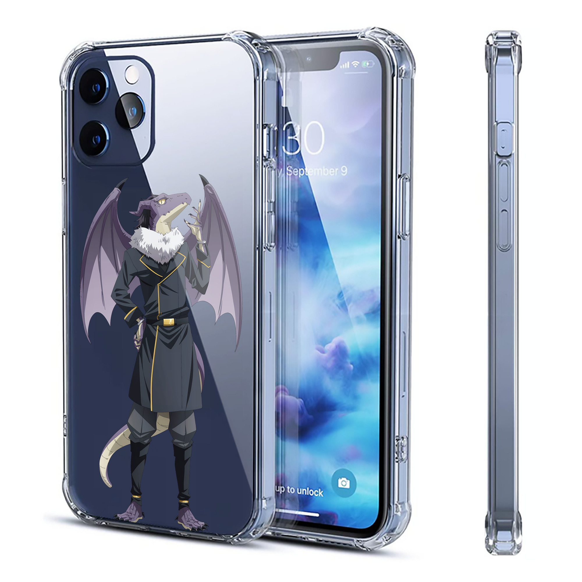 （画像用） 転スラ Regarding Reincarnated to Slime 【iPhone 12シリーズ対応】透明スマホケース（クリアソフトケース）